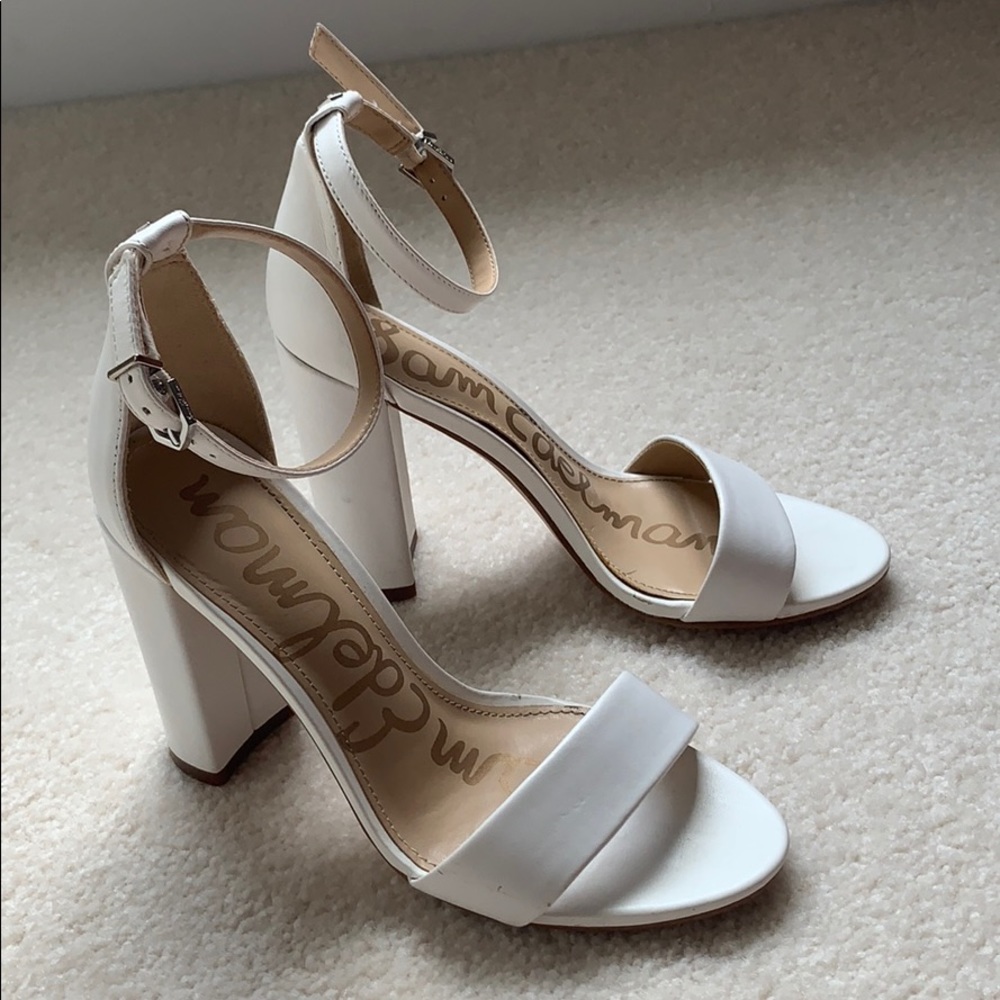 Sam Edelman white heels